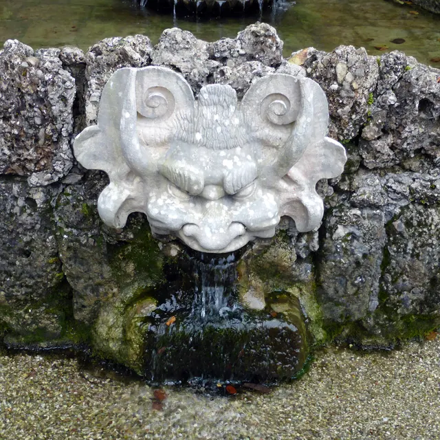 The Germaul, the water-driven face that rolls its eyes and pokes out its tongue